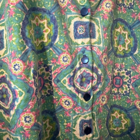 Colorful Patterned Women's Top - Picture 3 of 4